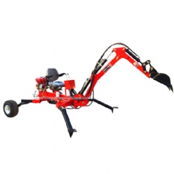 9HP Backhoe Wheel Loader Mini Excavator Towable Backhoe ATV Backhoes CE Approved