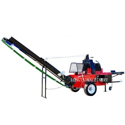 20 tons firewood processor towable tractor driven gas engine wood processor with saw