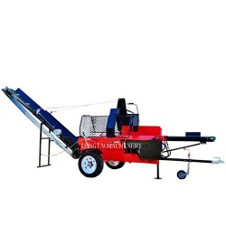 High quality newest cheap 20Ton Gasoline Engine Firewood Processor Wood Splitter Processor with log table